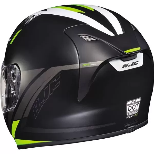 HJC FG-17 Valve Hi-Viz Full Face Helmet 3 HJC FG-17 Valve Hi-Viz Full Face Helmet - Image 3
