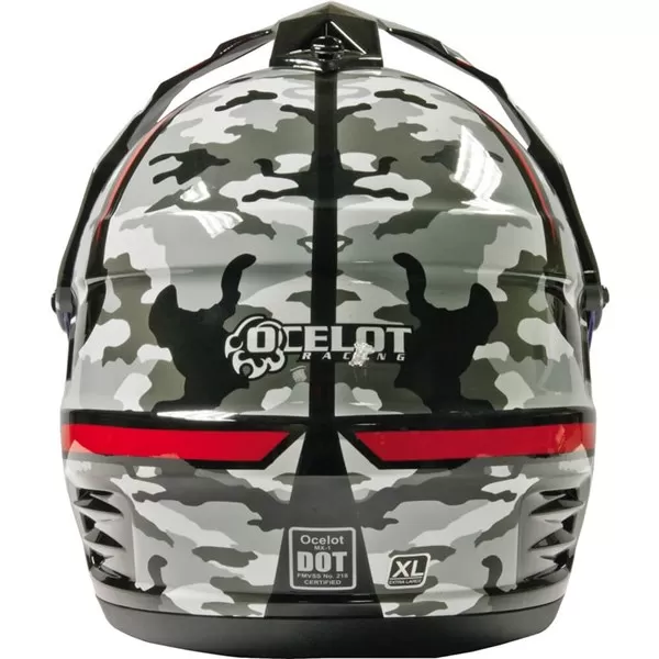 Ocelot Adventure 1 Camo Dual Sport Helmet 3 Ocelot Adventure 1 Camo Dual Sport Helmet - Image 3