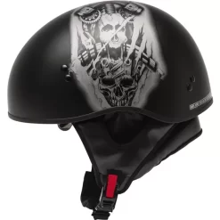 GMAX HH-65 Tormentor Naked Half Helmet -Motorcycle parts 131 72 54452X B