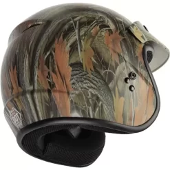 GMAX OF-2 Leaf Camo Open Face Helmet -Motorcycle parts 131 G1021563 B