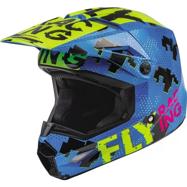 Fly Racing Kinetic Scan Youth Helmet 10 Fly Racing Kinetic Scan Youth Helmet - Image 10