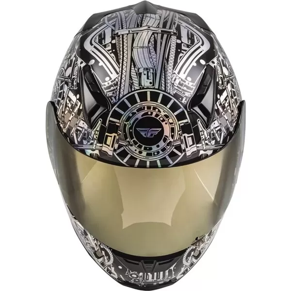 Fly Racing Revolt FS Matrix Full Face Helmet 9 Fly Racing Revolt FS Matrix Full Face Helmet - Image 9