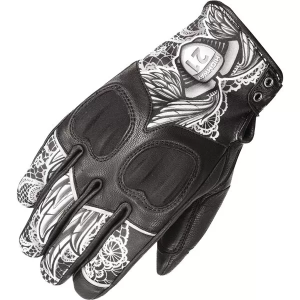 Highway 21 Vixen Lace Women's Leather Gloves 3 Highway 21 Vixen Lace Women's Leather Gloves - Image 3