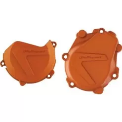 Polisport Clutch And Ignition Cover Protector Kit -Motorcycle parts 256 90989