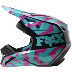Fox Racing V1 Nuklr Youth Helmet -Motorcycle parts 260 29735 176 YS B