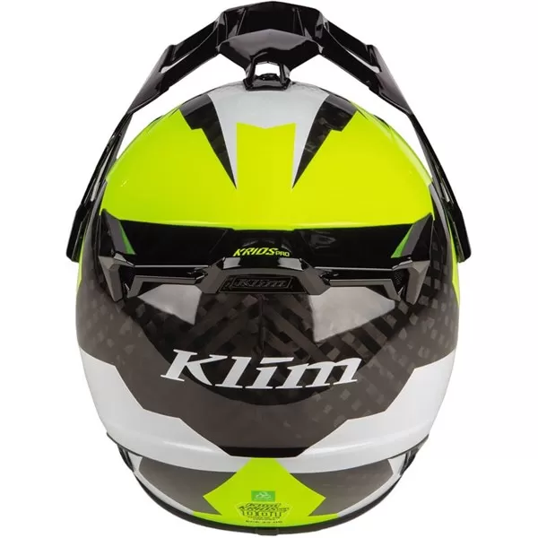 Klim Krios Pro Charger Hi-Viz Dual Sport Helmet 3 Klim Krios Pro Charger Hi-Viz Dual Sport Helmet - Image 3