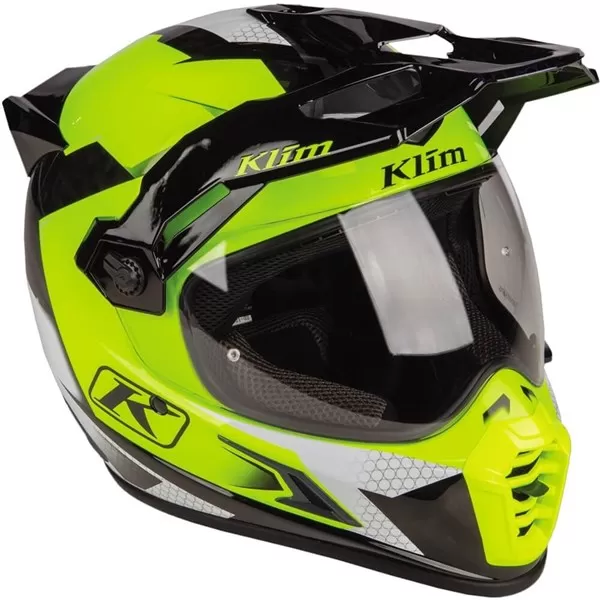 Klim Krios Pro Charger Hi-Viz Dual Sport Helmet 9 Klim Krios Pro Charger Hi-Viz Dual Sport Helmet - Image 9