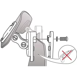 Puig Clip-On Windshield Visor -Motorcycle parts 330 1814 B