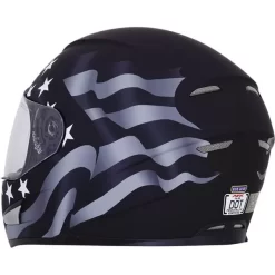 AFX FX-99 Stealth Flag Full Face Helmet -Motorcycle parts 373 0101 11356 C