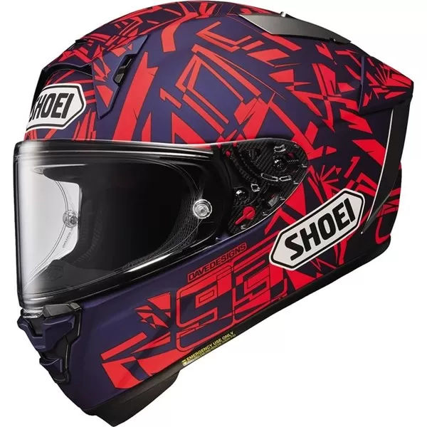 Shoei X-Fifteen Marquez Dazzle Full Face Helmet 1 Shoei X-Fifteen Marquez Dazzle Full Face Helmet