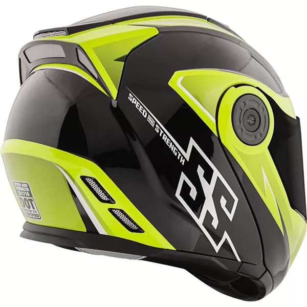 Speed And Strength SS1710 Split Decision Hi-Viz Modular Helmet 6 Speed And Strength SS1710 Split Decision Hi-Viz Modular Helmet - Image 6