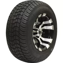 Ocelot 10x7, 4 / 4, 3+4 D118 Golf Cart Wheel And TG 205 / 50-10 GF04 Tire Kit