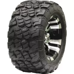 Ocelot 10x7, 4 / 4, 3+4 D118 Golf Cart Wheel And Ocelot 18x9-10 Aurora GT Tire Kit