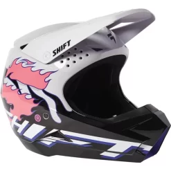 Shift Racing White Label Burntable Youth Helmet -Motorcycle parts 613 27661 035 YS B