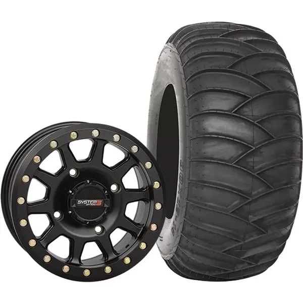 System 3 Off-Road 14x10, 4 / 156, 5+5 SB-3 Wheel And 30x12-14 SS360 Rear Tire Kit 2 System 3 Off-Road 14x10, 4 / 156, 5+5 SB-3 Wheel And 30x12-14 SS360 Rear Tire Kit - Image 2