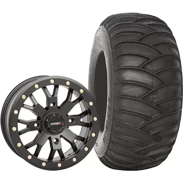 System 3 Off-Road 15x10, 4 / 137, 5+5 SB-4 Wheel And 32x12-15 SS360 Rear Tire Kit 1 System 3 Off-Road 15x10, 4 / 137, 5+5 SB-4 Wheel And 32x12-15 SS360 Rear Tire Kit