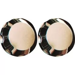 Show Chrome Radio Control Knob Set