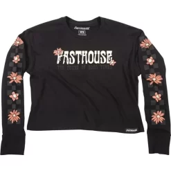 Fasthouse Serene Long Sleeve Women's Crop Tee