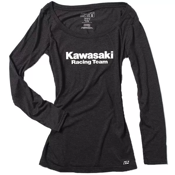 Factory Effex Kawasaki Racing Women's Long Sleeve Tee 1 Factory Effex Kawasaki Racing Women's Long Sleeve Tee