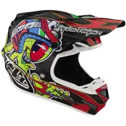 Troy Lee Designs SE4 Carbon Eyeball Helmet -Motorcycle parts TL 102156001 F