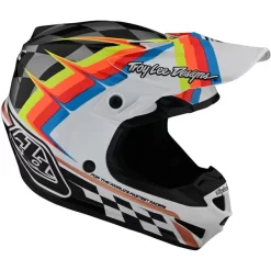 Troy Lee Designs SE4 Polyacrylite Warped Helmet -Motorcycle parts TL 109327041 F