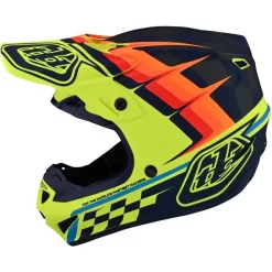 Troy Lee Designs SE4 Polyacrylite Warped Helmet -Motorcycle parts TL 109327051 B