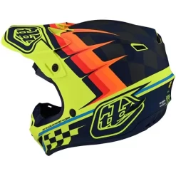 Troy Lee Designs SE4 Polyacrylite Warped Helmet -Motorcycle parts TL 109327051 C