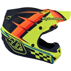 Troy Lee Designs SE4 Polyacrylite Warped Helmet -Motorcycle parts TL 109327051 E