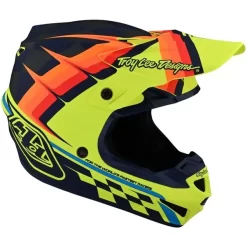 Troy Lee Designs SE4 Polyacrylite Warped Helmet -Motorcycle parts TL 109327051 F