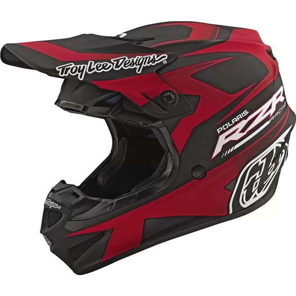 Troy Lee Designs SE4 Polyacrylite Polaris RZR Helmet 1 Troy Lee Designs SE4 Polyacrylite Polaris RZR Helmet