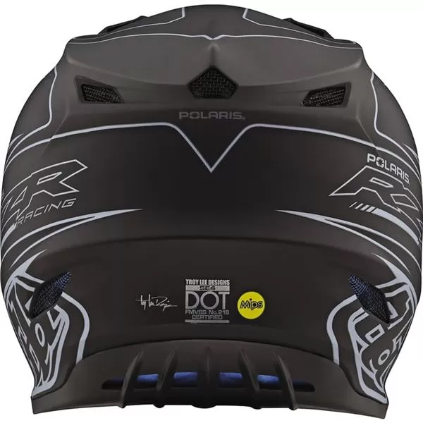 Troy Lee Designs SE4 Polyacrylite Polaris RZR Helmet 3 Troy Lee Designs SE4 Polyacrylite Polaris RZR Helmet - Image 3
