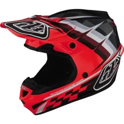 Troy Lee Designs SE4 Polyacrylite Warped Youth Helmet