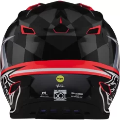 Troy Lee Designs SE4 Polyacrylite Warped Youth Helmet -Motorcycle parts TL 112327003 A