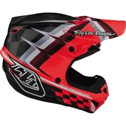 Troy Lee Designs SE4 Polyacrylite Warped Youth Helmet -Motorcycle parts TL 112327003 E
