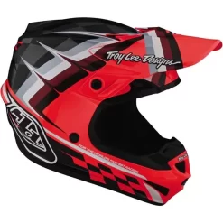 Troy Lee Designs SE4 Polyacrylite Warped Youth Helmet -Motorcycle parts TL 112327003 F