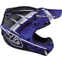 Troy Lee Designs SE4 Polyacrylite Warped Youth Helmet -Motorcycle parts TL 112327013 E