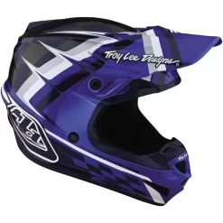 Troy Lee Designs SE4 Polyacrylite Warped Youth Helmet -Motorcycle parts TL 112327013 F