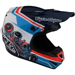 Troy Lee Designs SE4 Polyacrylite Skooly Youth Helmet -Motorcycle parts TL 112328013 F