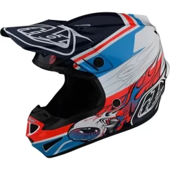 Troy Lee Designs SE4 Polyacrylite Skooly Youth Helmet -Motorcycle parts TL 112328014